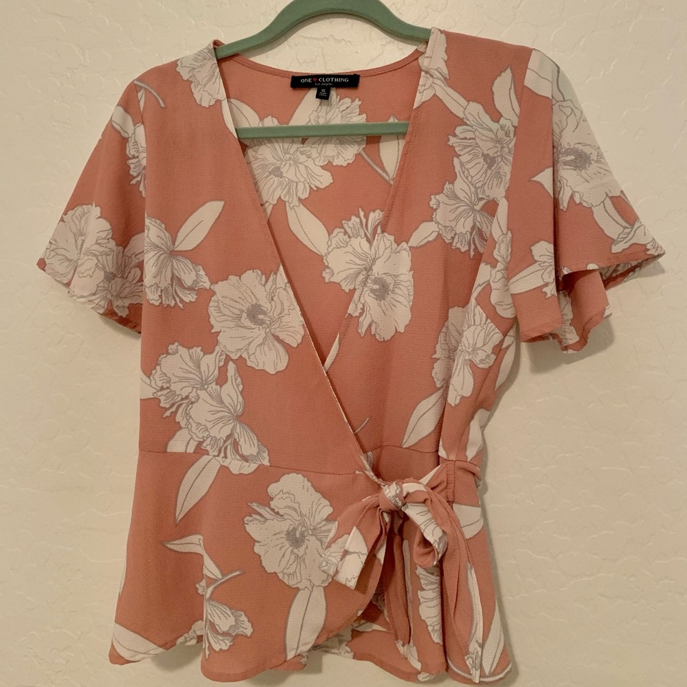 Wrap Floral Top